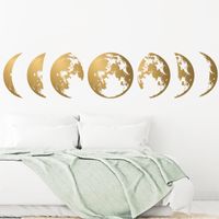 Pure Color Moon Wall Stickers main image 1