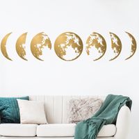 Pure Color Moon Wall Stickers main image 5