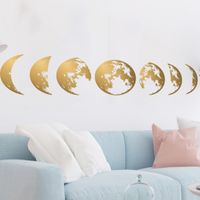 Pure Color Moon Wall Stickers main image 6