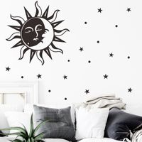 Sun Moon Stars Wall Stickers main image 1