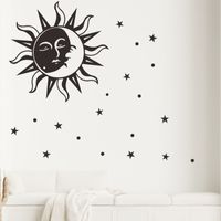Sun Moon Stars Wall Stickers main image 4