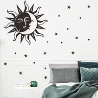 Sun Moon Stars Wall Stickers main image 6