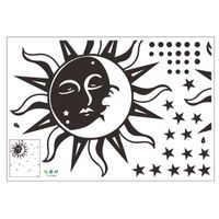 Sun Moon Stars Wall Stickers sku image 1