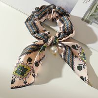 Fashion Retro Bow Hair Scrunchies sku image 13