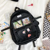 Cute Transparent Funny Soft Backpack sku image 2