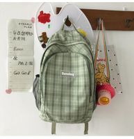 Simple Plaid Backpack sku image 1