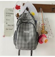 Simple Plaid Backpack sku image 4