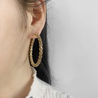 Boucles D&#39;oreilles Cercle De Mode main image 3