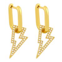 Boucles D&#39;oreilles Diamant Simples main image 3