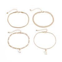 Simple Fashion Butterfly Letter Multi-layer Anklet main image 6