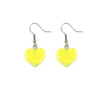 Fashion Cute Resin Candy-colored Heart-shaped Earrings main image 6