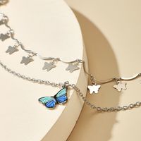 Fashion Multi-layer Tassel Pendant Butterfly Anklet main image 3