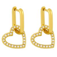 Simple Diamond Earrings sku image 3