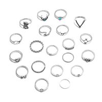 Modisches Einfaches 20-teiliges Ringset sku image 1