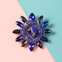 Full Diamond Sun Flower Brooch sku image 5