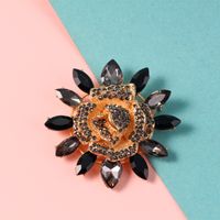 Full Diamond Sun Flower Brooch sku image 7