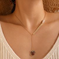Casual Simple Style Letter Bell Alloy Women's Pendant Necklace main image 3