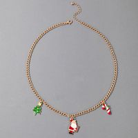 Christmas Series Snowman Socks Pendant Necklace sku image 7