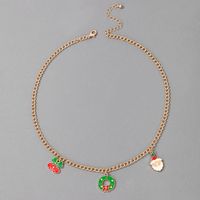 Christmas Series Snowman Socks Pendant Necklace sku image 6