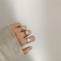 Anillo Simple Hip-hop De Plata 925 main image 1