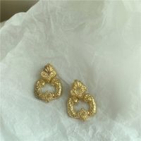 Retro Einfache Mode Metall Ohrringe sku image 1