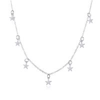 Alloy  Creative  Simple Five-pointed Star Pendant Necklace main image 3