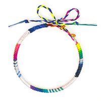 Zinc Alloy Beads Multi-layered Diamond Letter Bracelet Set sku image 4