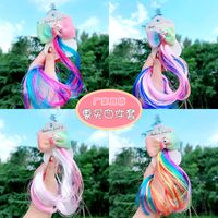 Colorful Wig Braid Unicorn Butterfly Cartoon Hairpin sku image 34