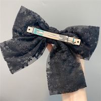 Three-layer Lace Bow Large Hairpin sku image 3