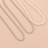 Mode Perle Mehrschichtige Halskette main image 3