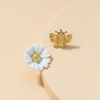 Fashion Flower Bee Earrings main image 5