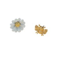 Fashion Flower Bee Earrings main image 6