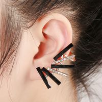 Diamond-studded Geometric Earrings main image 6