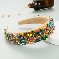 New  Luxury Crystal Gemstone Handmade Headband main image 4