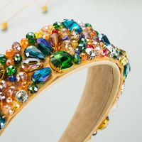 New  Luxury Crystal Gemstone Handmade Headband main image 5