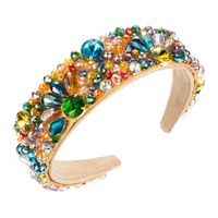 New  Luxury Crystal Gemstone Handmade Headband main image 6