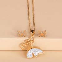 Korean Fashion Jewelry Set Two-piece Necklace Earring main image 4