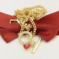 Vergoldete Love Anhänger Halskette main image 4