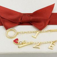 Gold-plated Love Pendant Necklace main image 6