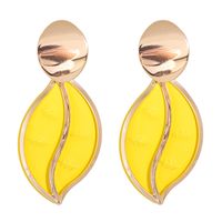 Fashion Plant Leaf Earrings sku image 3