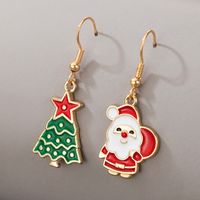 Cute Christmas Santa Claus Pendant Earrings main image 5