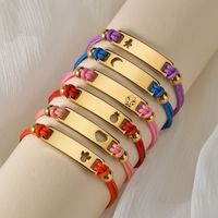 Fashion 304 Stainless Steel No Inlaid Bracelets In Bulk main image 2