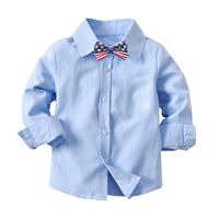New Style Solid Color Shirt Striped Suspenders  Trousers Suit main image 6