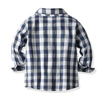 Children's Long-sleeved  New Product Plaid British Suit main image 5