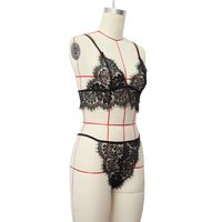 Three-point Lace Hollow Sexy Underwear Suit main image 5