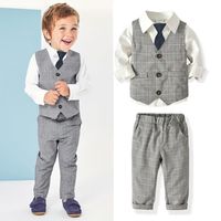 Costume Quatre Pièces Gentleman De Banquet Au Trésor Pour Enfants sku image 2