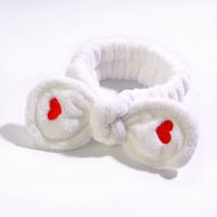 Cute Bows Flannel Wide-brimmed Embroidery Hairband sku image 9