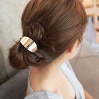 Fashion Simple Metal Hair Rope main image 4