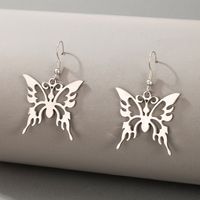 Boucles D&#39;oreilles Papillon Creuses main image 2