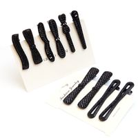 Black Imitation Rhinestone Hairpin main image 3